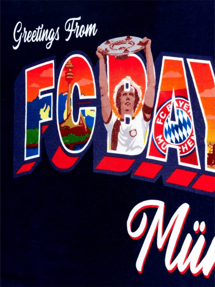 FC Bayern München Strandtuch - Greetings - 90 x 180 cm Duschtuch Badetuch FCB