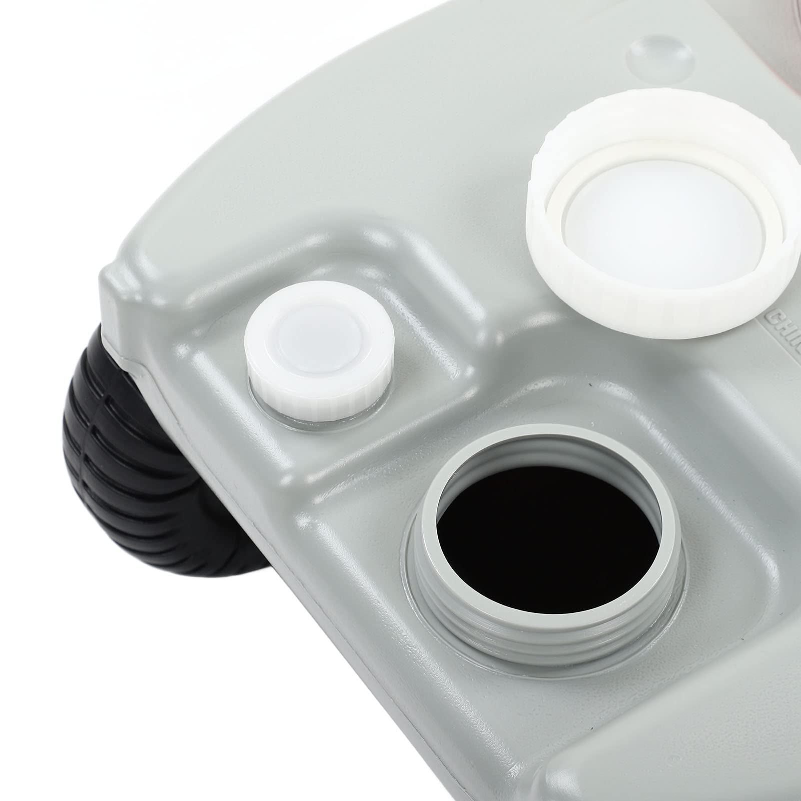 Portatile 40L/10.6-Gallon RV Grande capacità di Raccolta dei Rifiuti HDPE Serbatoio dell'Acqua Tote con Pulegge E Impugnatura per Barche RV Yacht Accessori