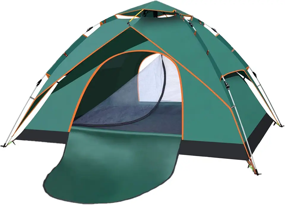 Barraca Camping Acampamento Automática Reforçada Contra Solo Chuvas 3/4 Pessoas Lelong Le-5401