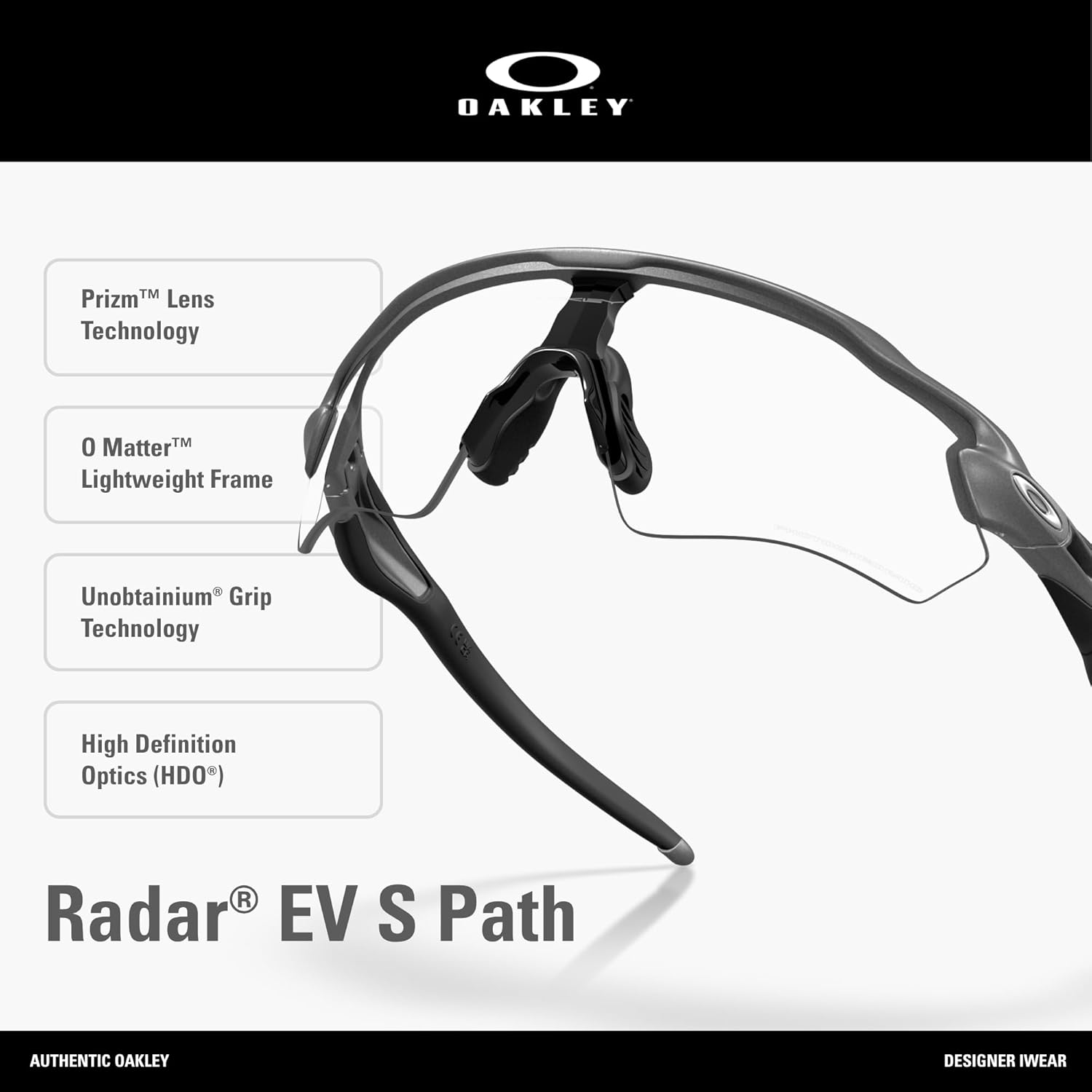 Oakley mens Oo9510 Radar Ev S Path Rectangular Sunglasses