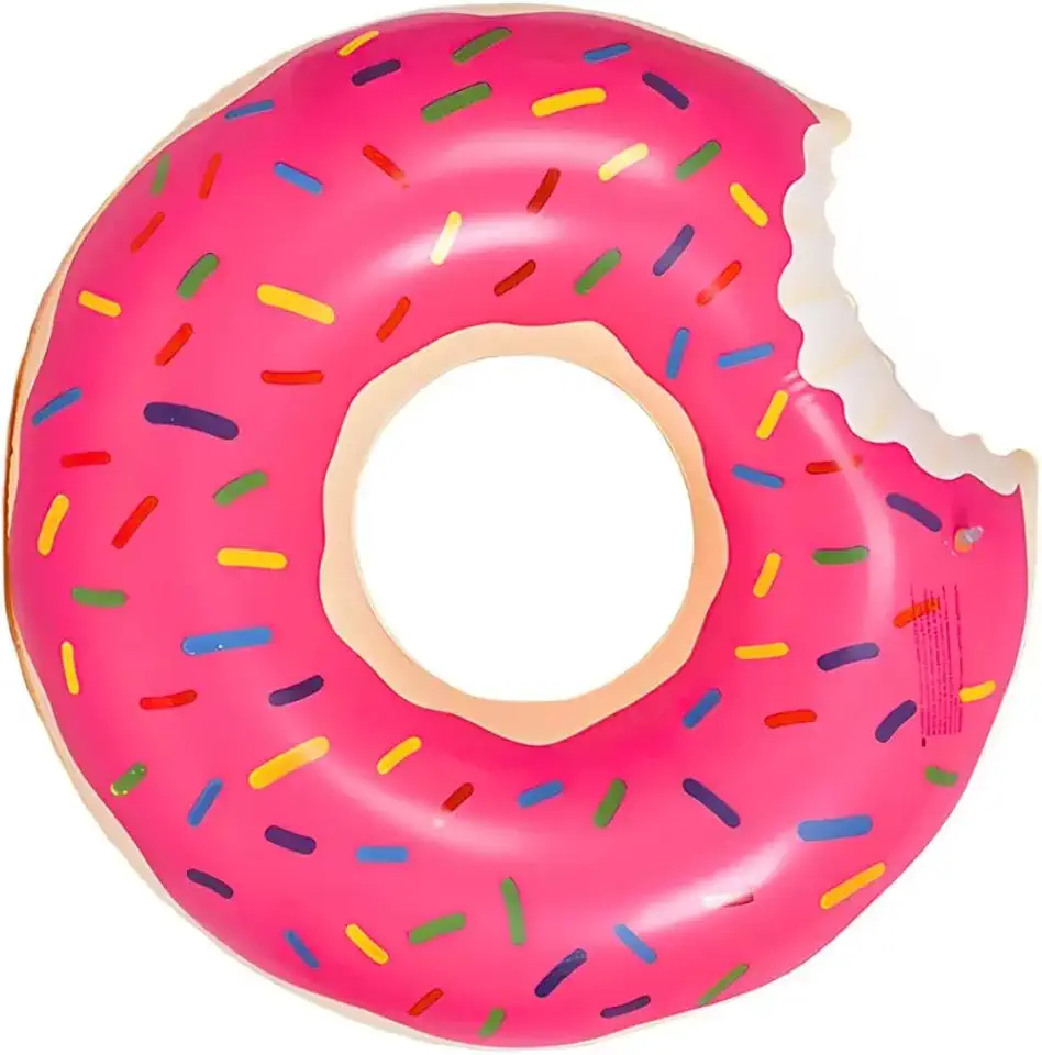Boia Donuts Inflável Piscina Infantil Adulto Redonda Grande 70 cm Praia Rosquinha