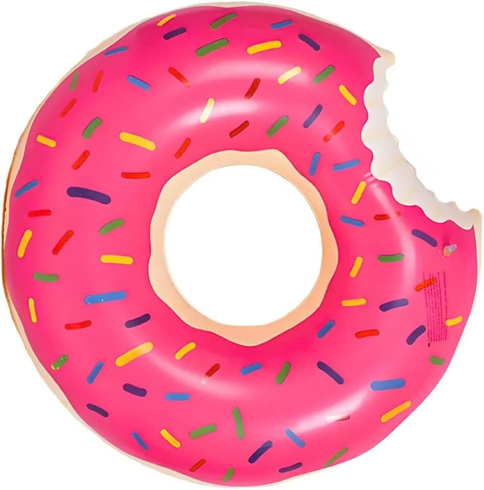 Boia Donuts Inflável Piscina Infantil Adulto Redonda Grande 70 cm Praia Rosquinha