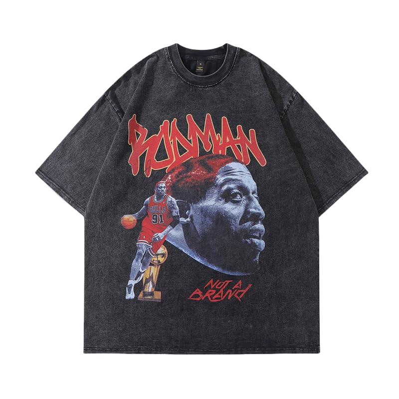 Amazon.co.jp: デニスロッドマン Tシャツ アメリカ 流行 欧米風 