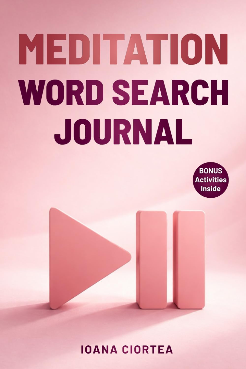 Meditation Word Search Journal: Large Print Puzzles, Affirmations & Mindful Activities for Stress Relief