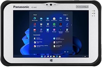 Panasonic Toughpad FZ-M1 MK3, Rugged Tablet, 7'' WXGA Touch Screen with Stylus, Core i5-7Y57, 8GB, 128GB SSD, 4G LTE, Windows 11 Pro (Renewed)