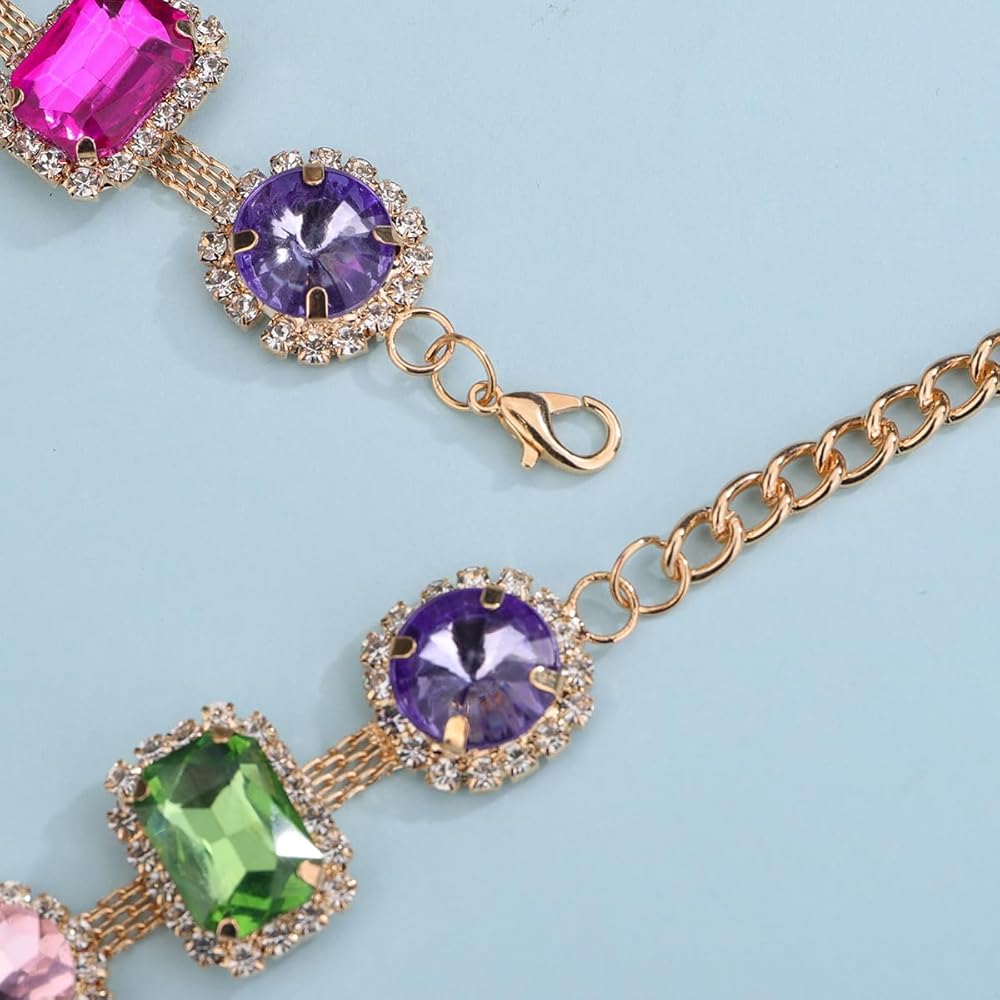 Amazon.com: Xerling Bridal Wedding Multi-colored Gemstone