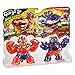 Heroes of Goo Jit Zu Dino Power Versus Pack - 2 Action Figures - Volcanic Rumble - Blazagon vs. Redback | Includes 2 Exclusive Heroes | for Ages 3+