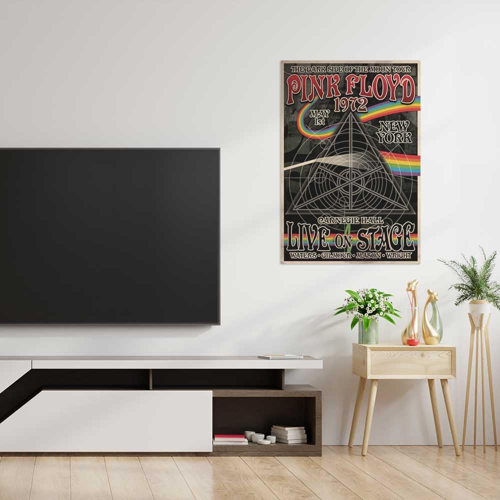 Pink Floyd 1972 Carnegie Hall Poster 24 x 36in by Aquarius