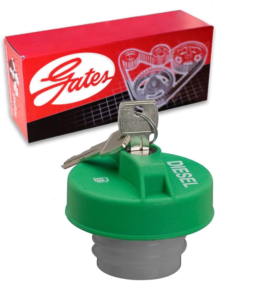 Gates Fuel Tank Gas Cap compatible with Ford F-250 Super Duty 6.0L 6.4L 7.3L V8 1999-2008