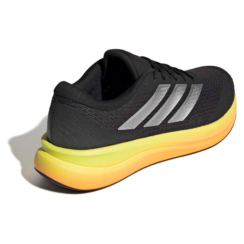 adidas Scarpe Uomo Donna Unisex Runfalcon 6 Taglia 42 25.9cm Running Jogging Nero Grigio Giallo