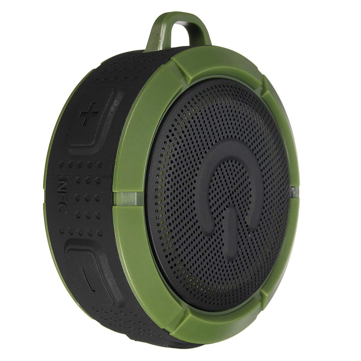 Bluetooth Speaker WVV Outdoor Waterproof Stereo NFC Bluetooth 4.0 Speaker for IPhone Sumsang new (Color : Green)
