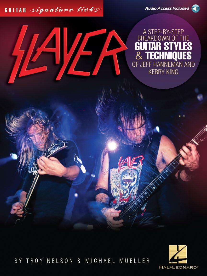 Slayer solo pour guitare livre pédagogique Signature Licks pour apprendre les riffs