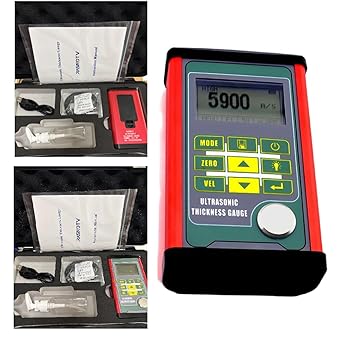 RASNDTV Ultrasonic Thickness Gauge NDT330 applicable material including metals, Nylon, PVC and The other material That ultrasonic wave well transmit-ted.