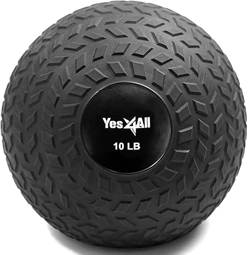 Yes4All Slam Balls, 10-40lb Weighted Ball Weight, Durable PVC Sand