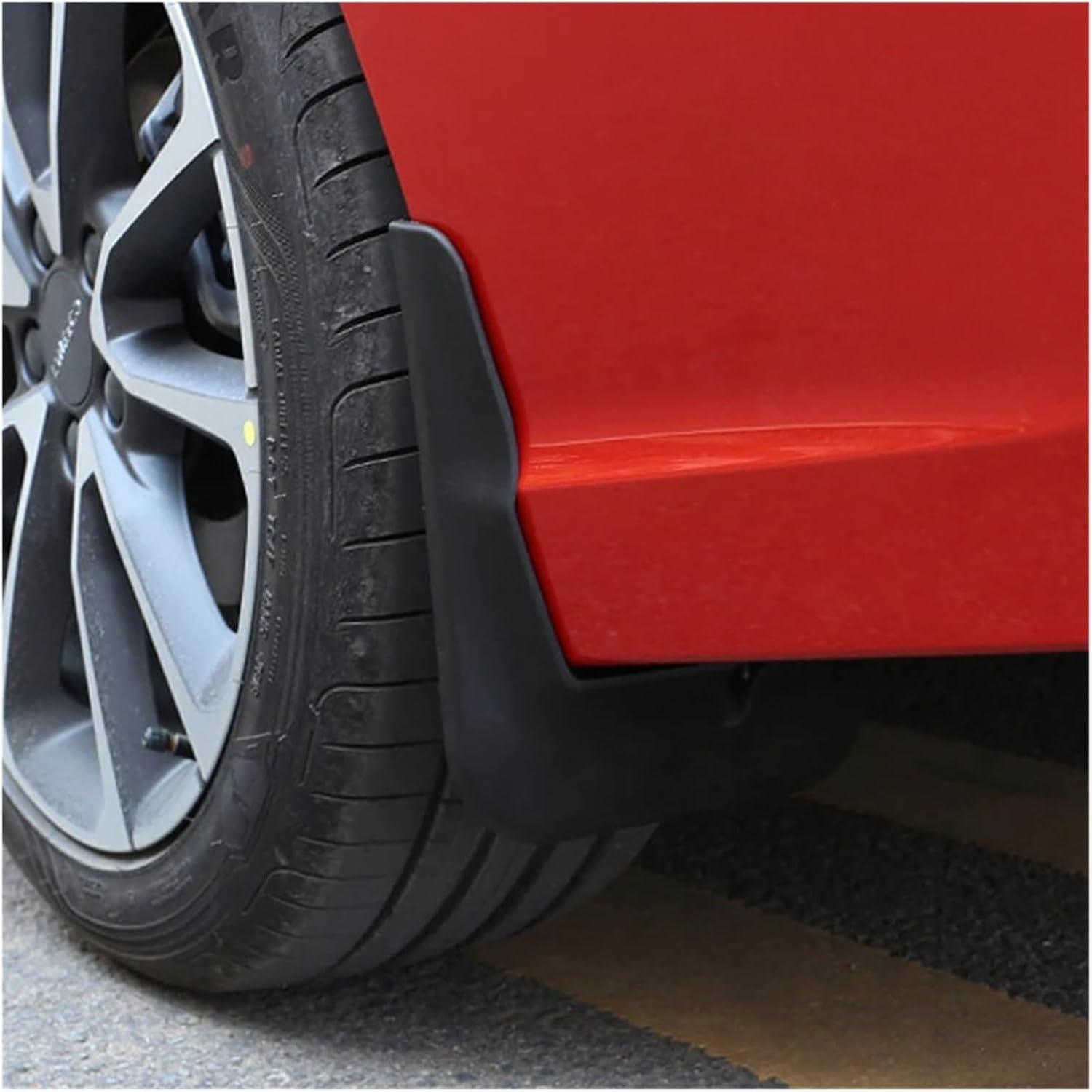 ABS 4PCS Car Mudguards Fender Splash Compatible with LYNK&CO 01 02 03 05 06 09 ZEKKR 001 2017-Present External Dustproof Auto Accessories(for LYNK-CO 06 20-25)