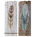 Watercolor Feather Art Set of 2