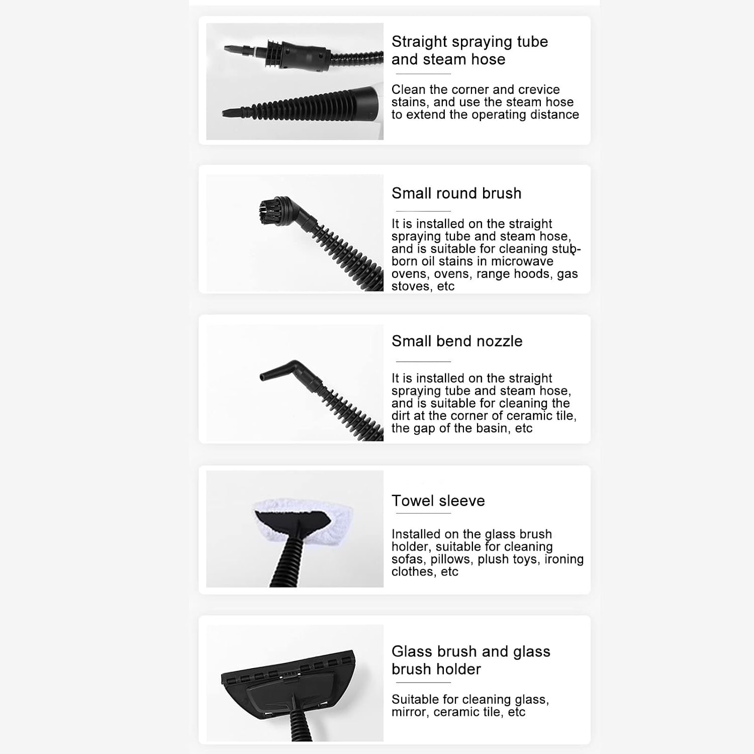 Handheld Steam Cleaner for Home, 1000W Pressurized Steam Cleaner with 9Pcs Accessories, Multi-Purpose Portable Deep Steamer for Cleaning Windows, Couch, Car, Grout, Grime, Grease
