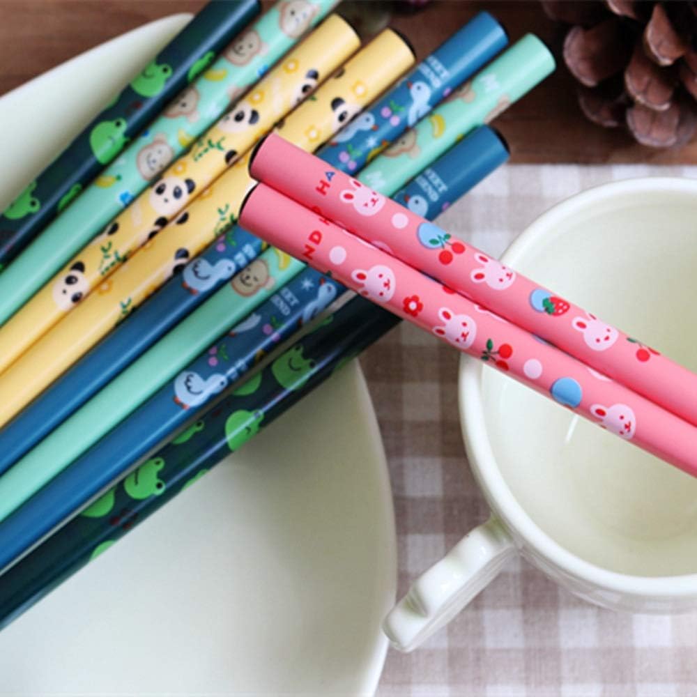 🛒 Flash Sale 5 Pairs Premium Reusable Chopsticks Set - Natural Wooden Chinese Japanese Korean Chopsticks, Lightweight Easy to Use Chop Sticks Utensils for Asian Food (Colorful Animals) Holiday Deals 🛒 5 Pairs Premium Reusable Chopsticks Set - Natural Wooden Chinese Japanese Korean Chopsticks, Lightweight Easy to Use Chop Sticks Utensils for Asian Food (Colorful Animals)