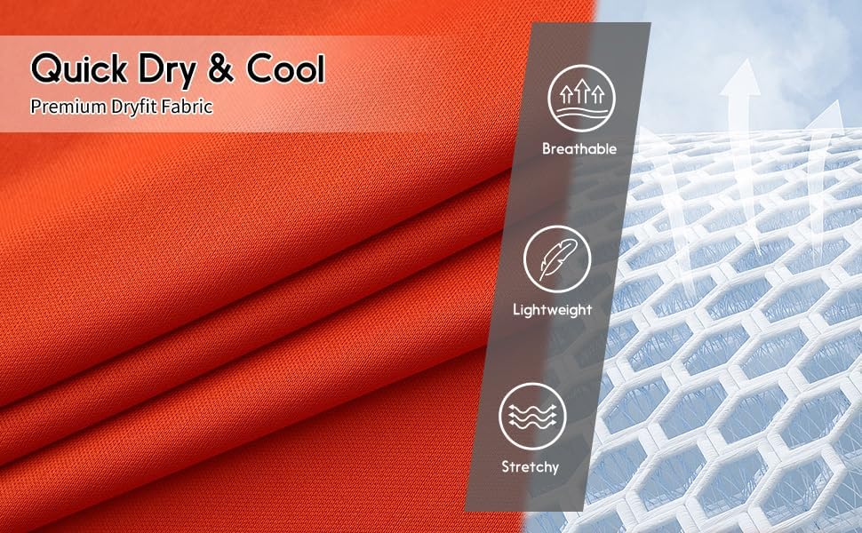 Opna Men's Big & Tall Short Sleeve Moisture Wicking Athletic T-Shirts Regular Sizes & XLT's - Image 7