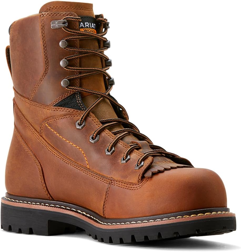 ARIAT Work Men's Longview Shock Shield 8" Waterproof Composite Toe Work Boots