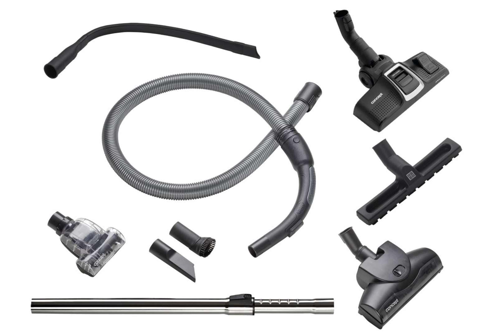 CONCEPT Odkurzacz workowy VP8290 4A Real Force 700 W, czarny, czerwony, 3 litry, 67 decybeli