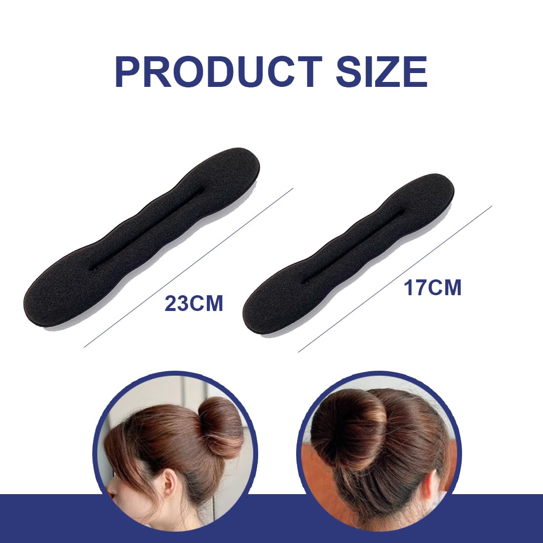 4 pezzi Bun Maker, Pillow Top Hair Stylist, Hair Plate Maker, Bun Maker, Magic Bun