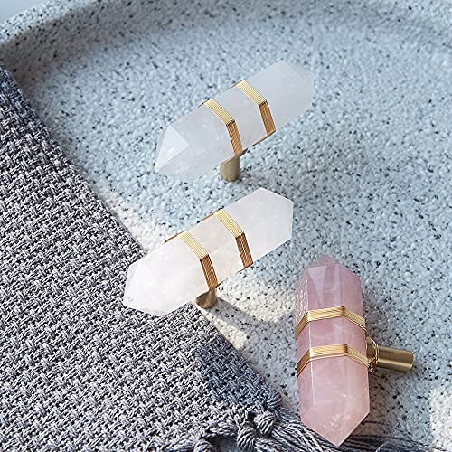 Poignée en cristal pour commode chic avec embase de traction chromée