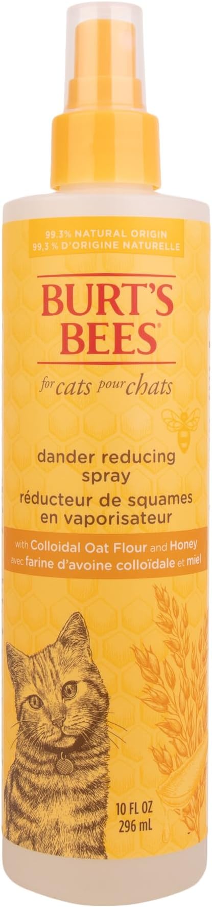 Burt'S Bees - Dander Reducing Spray For Cats Colloidal Oat Flour & Aloe Vera 170831
