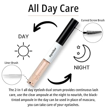 Amazon.com: daymellow All Day Eyelash Dual Serum 0.34fl.oz