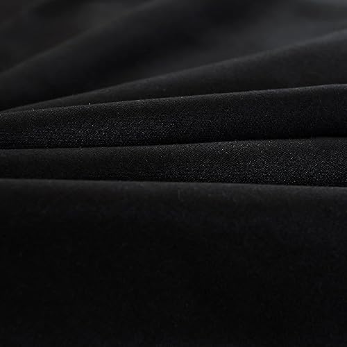 Miniatura 5 de Galaxy Four Corner Post Canopy - Cortinas de cama con mosquitera, cubierta transparente para decoración de dormitorio (King, estrella)