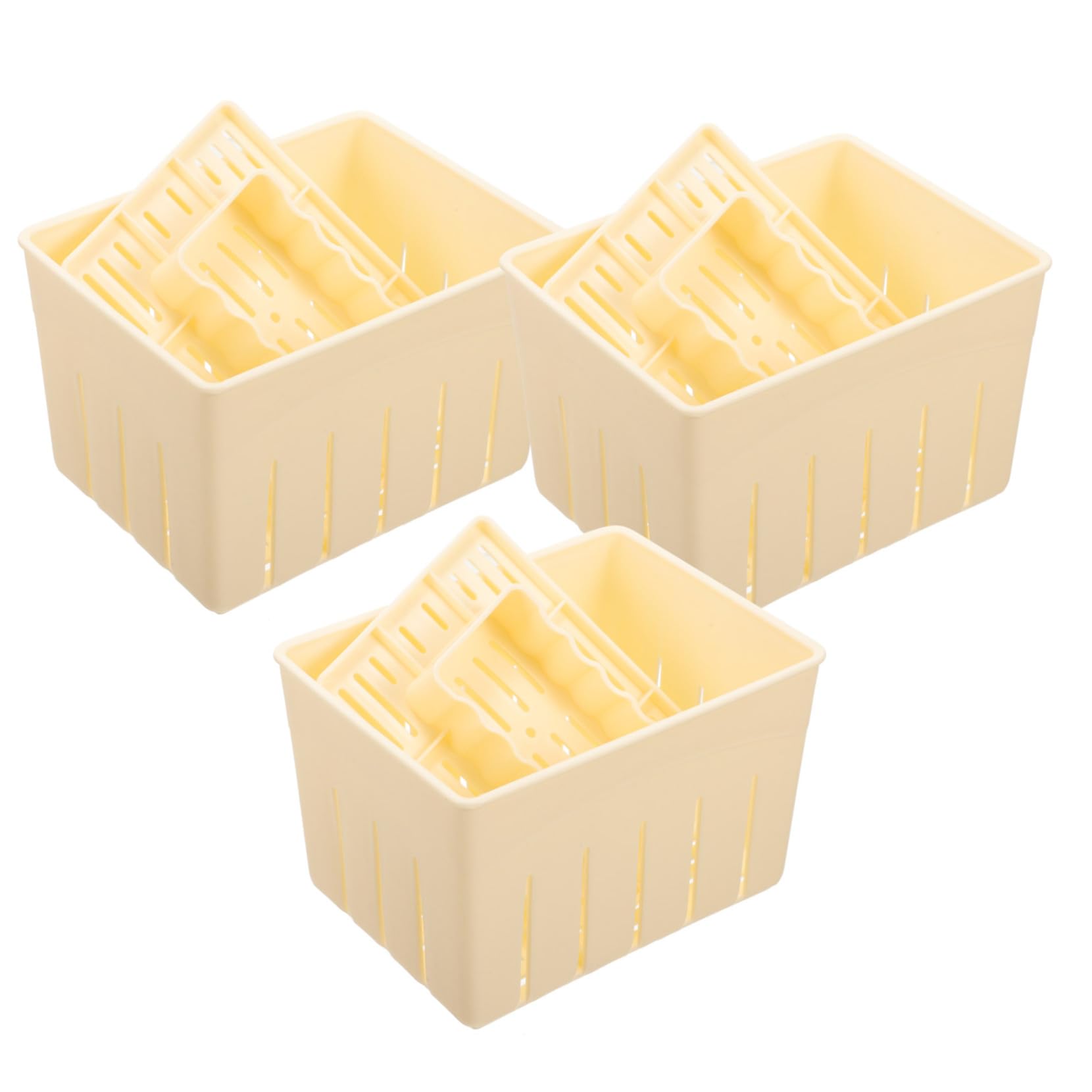 FELTECHELECTR Plastic Cheese Press Plate Tofu Press Cheese Forming Tool Easy to Clean Home Maker