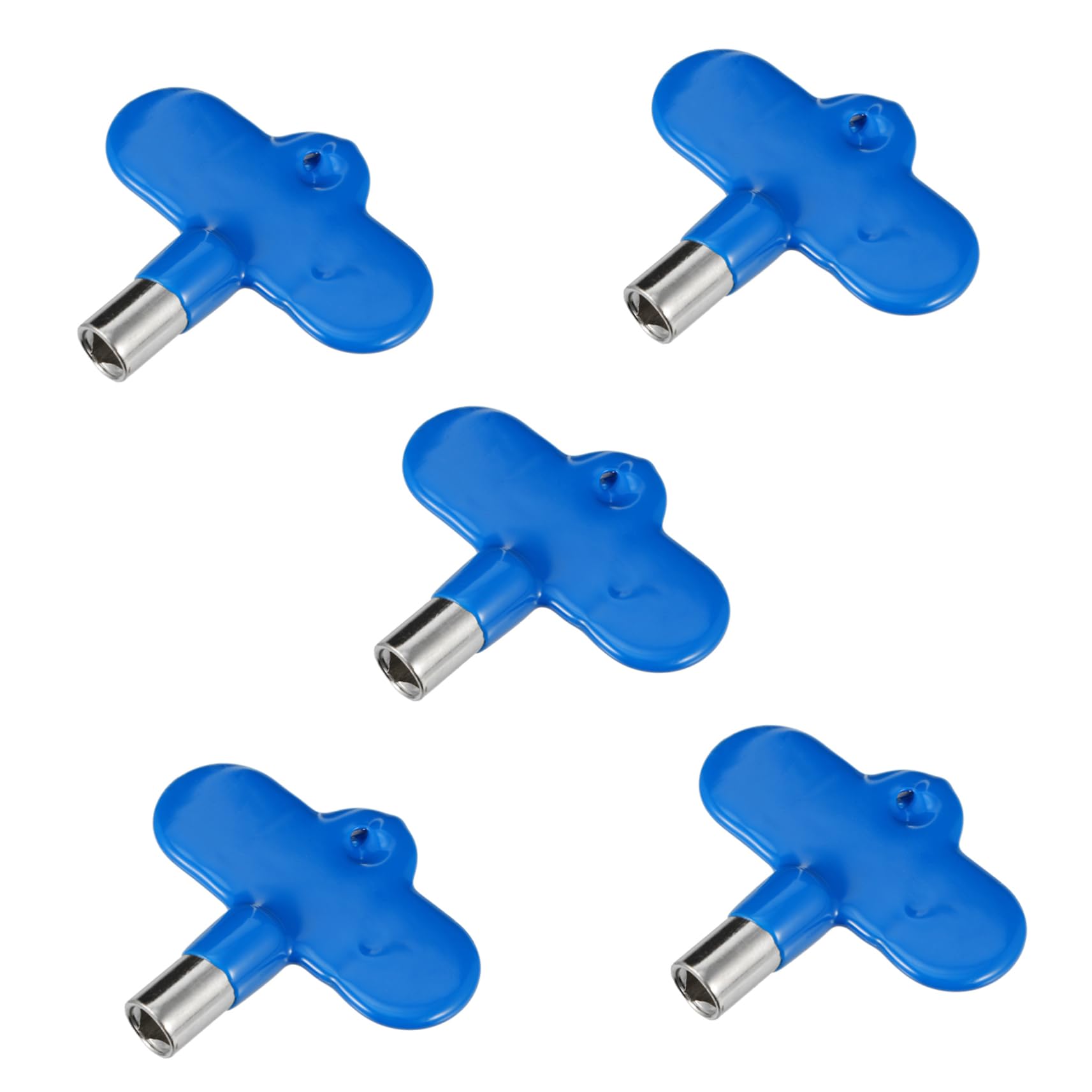 Angoily 5Pcs Replacement Butterflies Handle for Valve Triangle Connecting Rod Easy to Install Practical Design for Radiator and Air Bleeder Valves