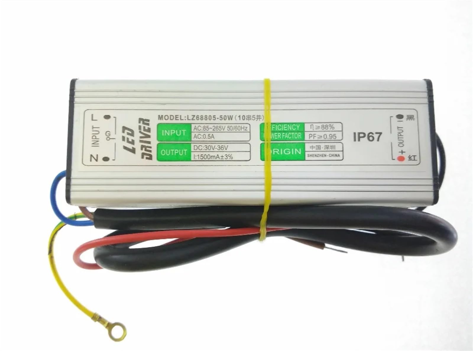 Alimentation LED 50W pour illuminer votre jardin avec le pilote IP67