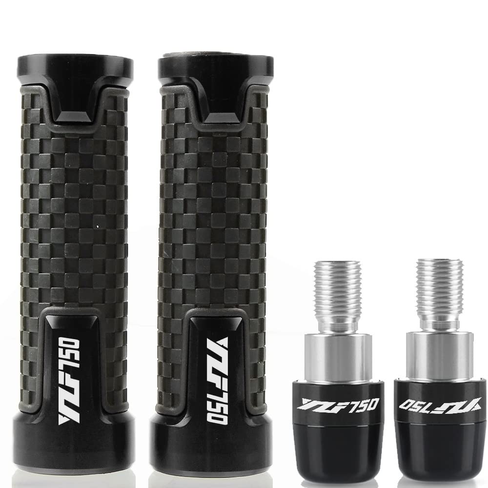 Poignées moto YZF750 Yamaha noir pour rouler confortablement au quotidien et en balade le weekend