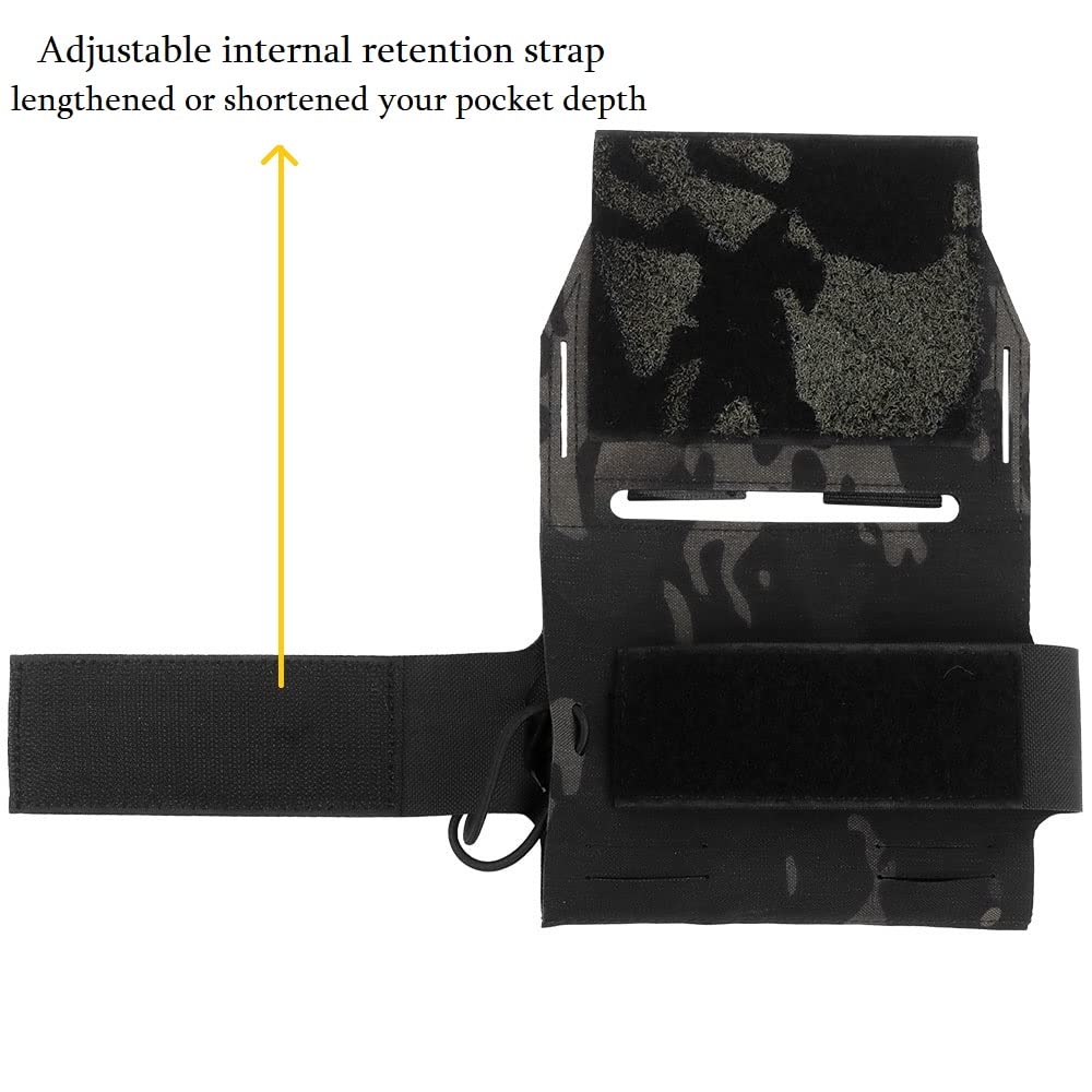 Radio Pouch Tactical Expander Wing Pouch Set - Molle Compatible, Holds ...