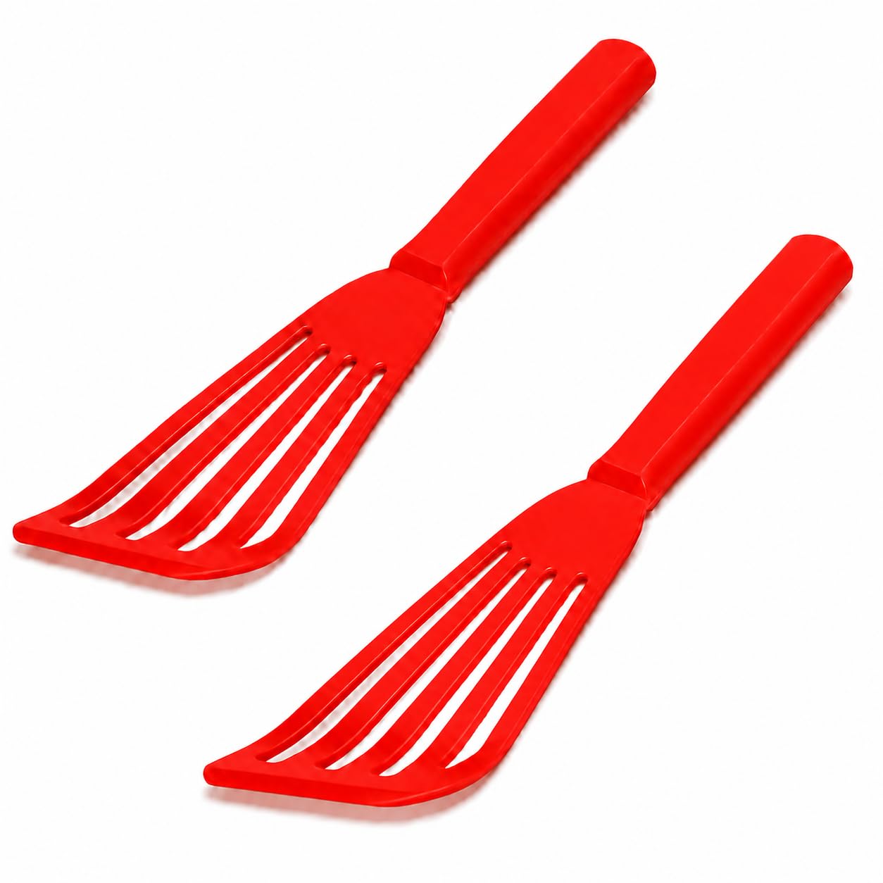 Maine Man Silicone Fish Spatula, Non-Stick Angled Turners, For Delicate Foods, Draining Liquids, And Everyday Cooking, Set Of 2