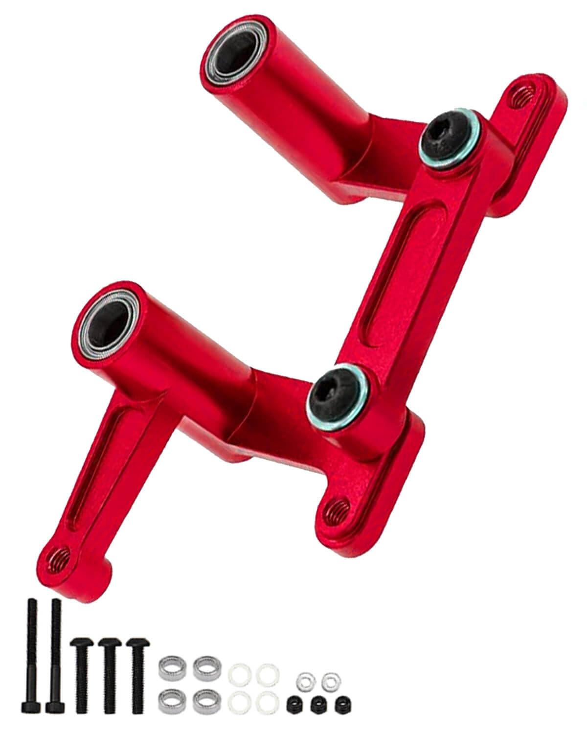 hopsupRC Alloy Steering Bellcranks Drag Link with Ball Bearings Upgrades Parts for 1/10 Slash VXL 2WD/Rustler VXL 2WD/Bandit VXL 2WD,F0rd F 15O Raptor