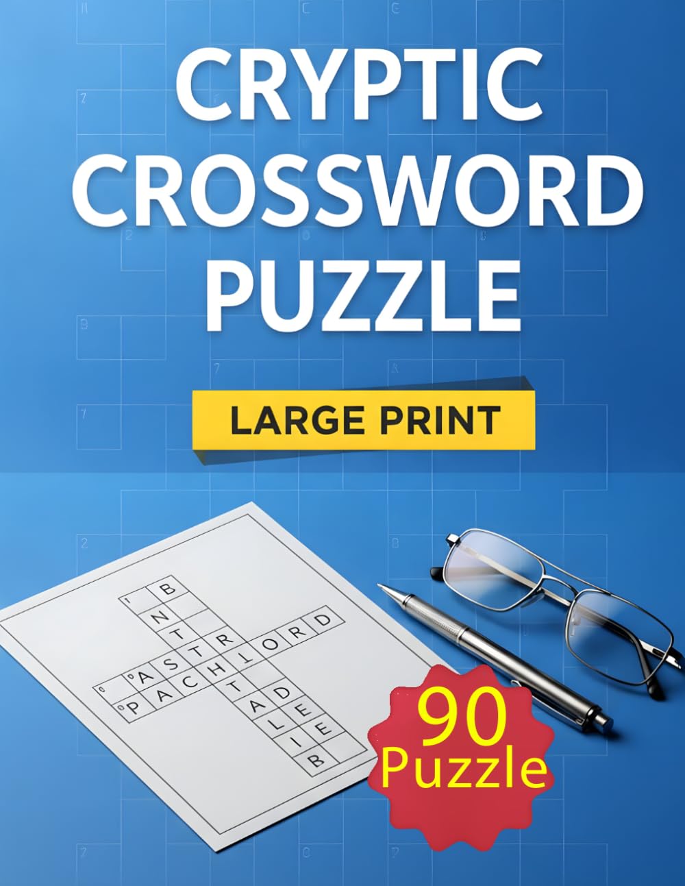 Cryptic Crossword Puzzle: Sharpen Your Mind with Easy-to-Read Large Print Cryptic Crossword Challenges.