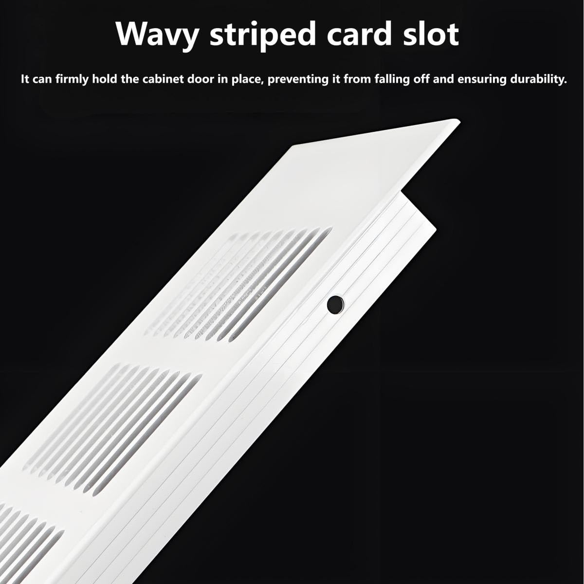 Rectangulaire Ventilation Grille Aeration Aluminium 200 Mm X 80 Mm Grilles D'aération Avec Trous De Fixation, Pour Meubles, Cuisine Et Réfrigérateur(Blanc,100mm*1000mm/4in*39in)