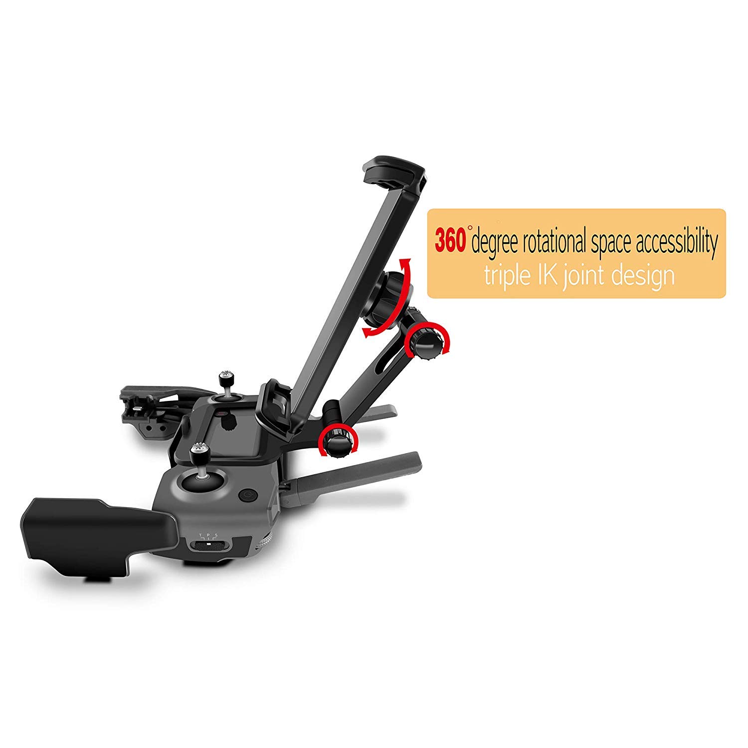 Soporte de dispositivo de control remoto para DJI Mavic 2 Pro Mavic Mini, Zoom, Mavic Air, Spark, Mavic 1, Mavic Pro Enterprise plegable de 4 a 10 pulgadas para teléfono tableta de teléfono 8