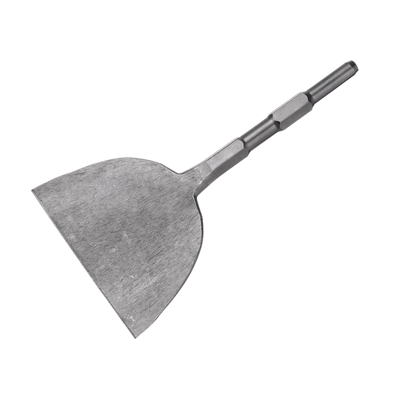 sourcing map Hex Shank Floor Scraper Chisel 280mm x 17mm Steel Jack Hammer Chisel Bit for Electric Demolition Gardening Landscaping Digging Cutting (Blade Width: 148mm)
