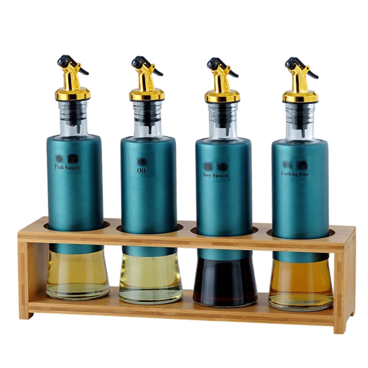 NAMOARLY 4pcs Oil Nozzle Olive Oil Bottles with Spout Vinegar Spout Dispenser Vinegar Spout Pourer Oil Bottle Pourer Pourers Wine Bottle Pourer Bottle Pourer Spray Nozzle Silver