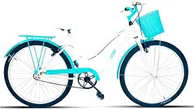 Bicicleta Feminina Passeio Forss Hello Aro 26 Com Cestinha