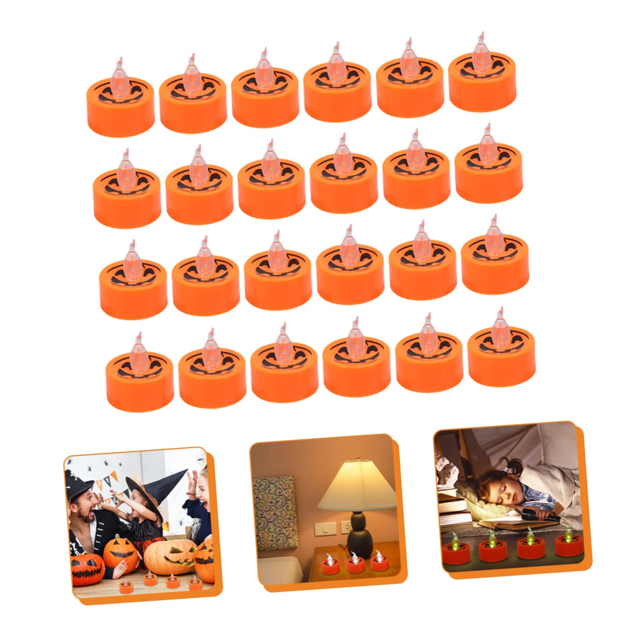 2 Lumini LED A Forma Di Zucca Per Halloween – Candele Senza Fiamma Con Telecomando E Timer, 16 Colori E 4 Modalità