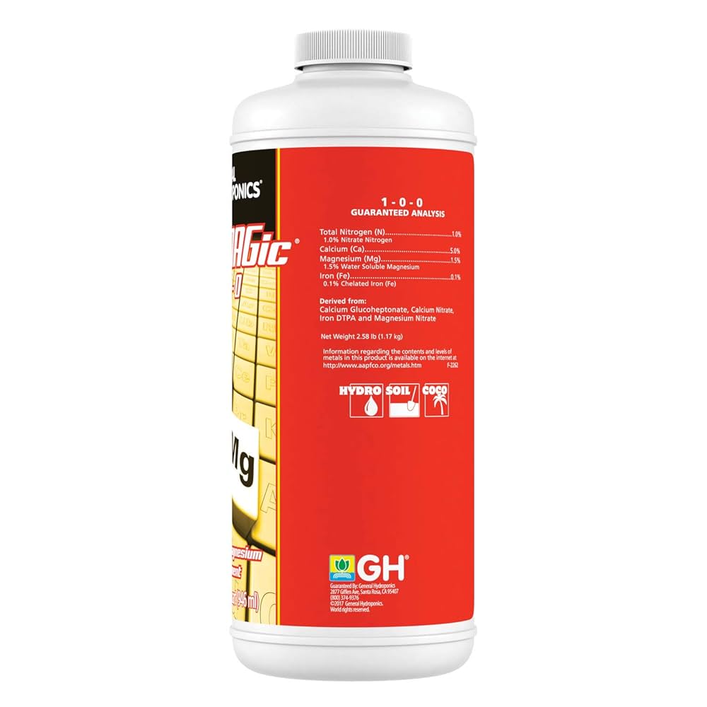 園芸養土・薬品 GH CaliMagic Amazon | General Hydroponics CALiMAGic 946ml | 植物成長調整剤
