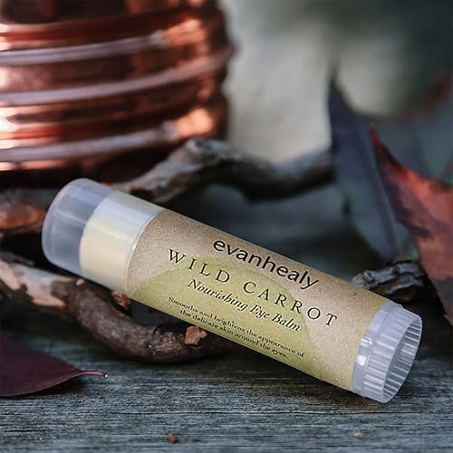 Miniatura 3 de evanhealy Wild Carrot Immortelle Eye Balm | Barra hidratante orgánica de viaje | Bálsamo hidratante para iluminar la piel alrededor de los ojos, la
