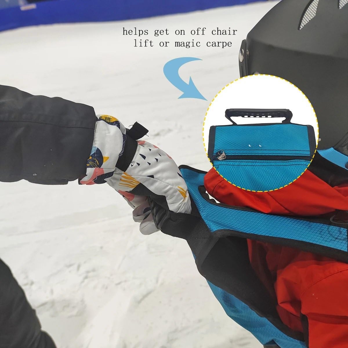 Torby na buty narciarskie Uprząż narciarska dla dzieci, plecak, regulowany pas do snowboardu, smycz do kontroli prędkości, deskorolka dla dzieci plecak narciarski