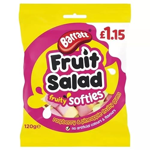 Barratt Ensalada de frutas Softies - 4.23 oz - Paquete de 4 disponible en Yaxa Costa Rica