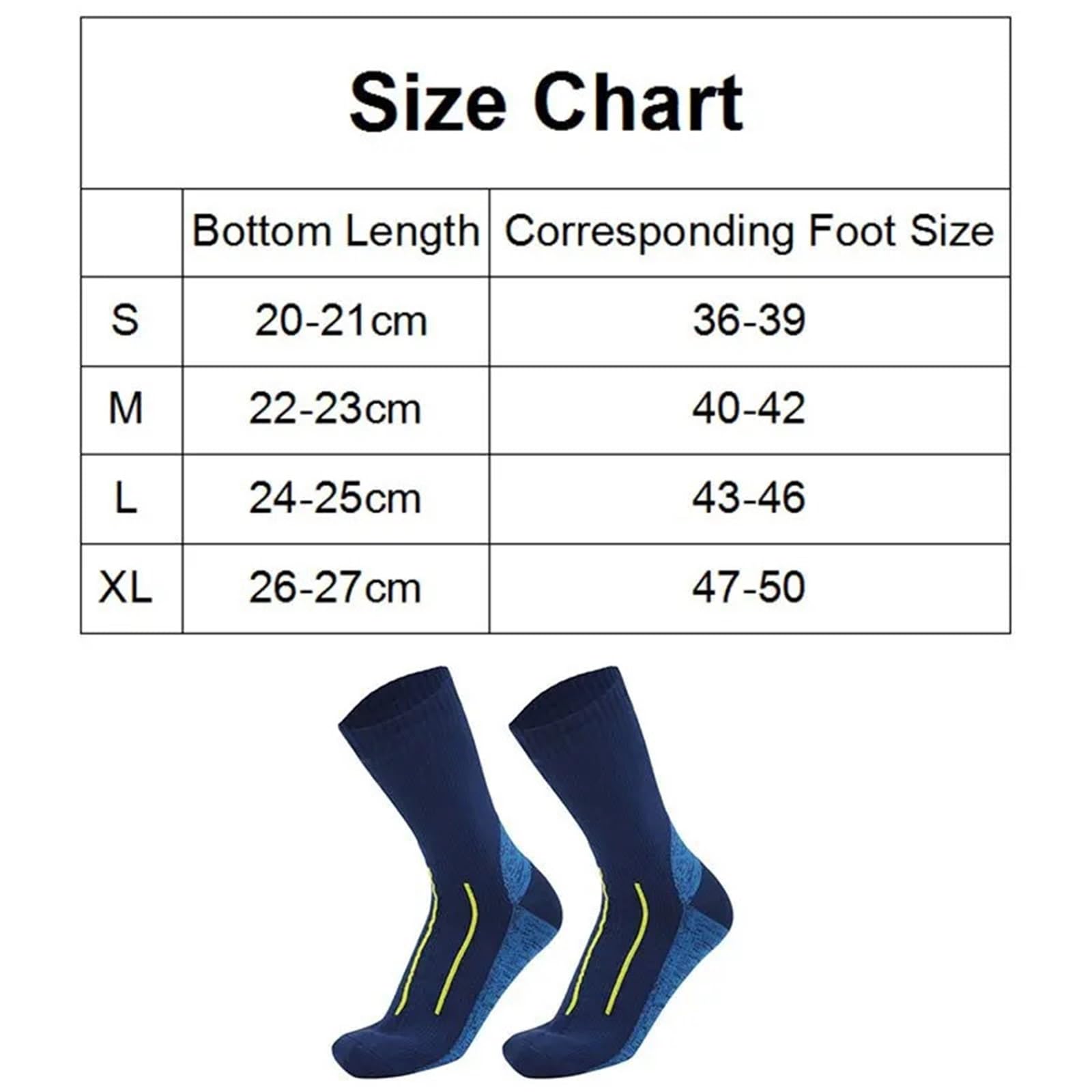 Wasserdichte Socken 2PCS Outdoor Wasserdichte Socken Männer Frauen for Sport Wandern Waten Camping Trekking Winter Skifahren Socke Warme Atmungsaktive FüR Wie Laufen