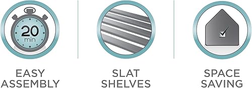 Miniatura 6 de Zenna Home estante para pared del baño estilo listón